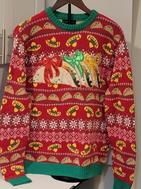 Blizzard Bay Taco Fiesta Ugly Christmas Sweater